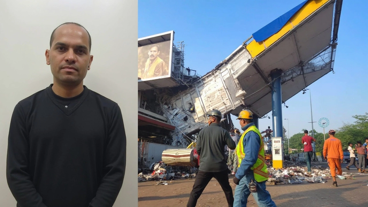Ghatkopar Hoarding Collapse: Crime Branch Nabs Fifth Accused Arshad Khan in Ongoing Billboard Tragedy Probe