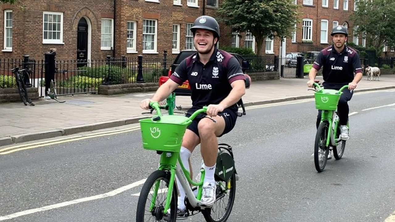 England and West Indies Players Cycle to Oval Amid London Traffic Mayhem Before Third ODI