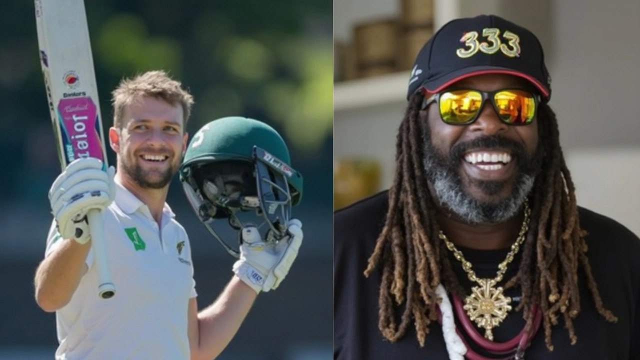 Chris Gayle Rips Wiaan Mulder for Declaration Short of Brian Lara's 400-Run Test Record