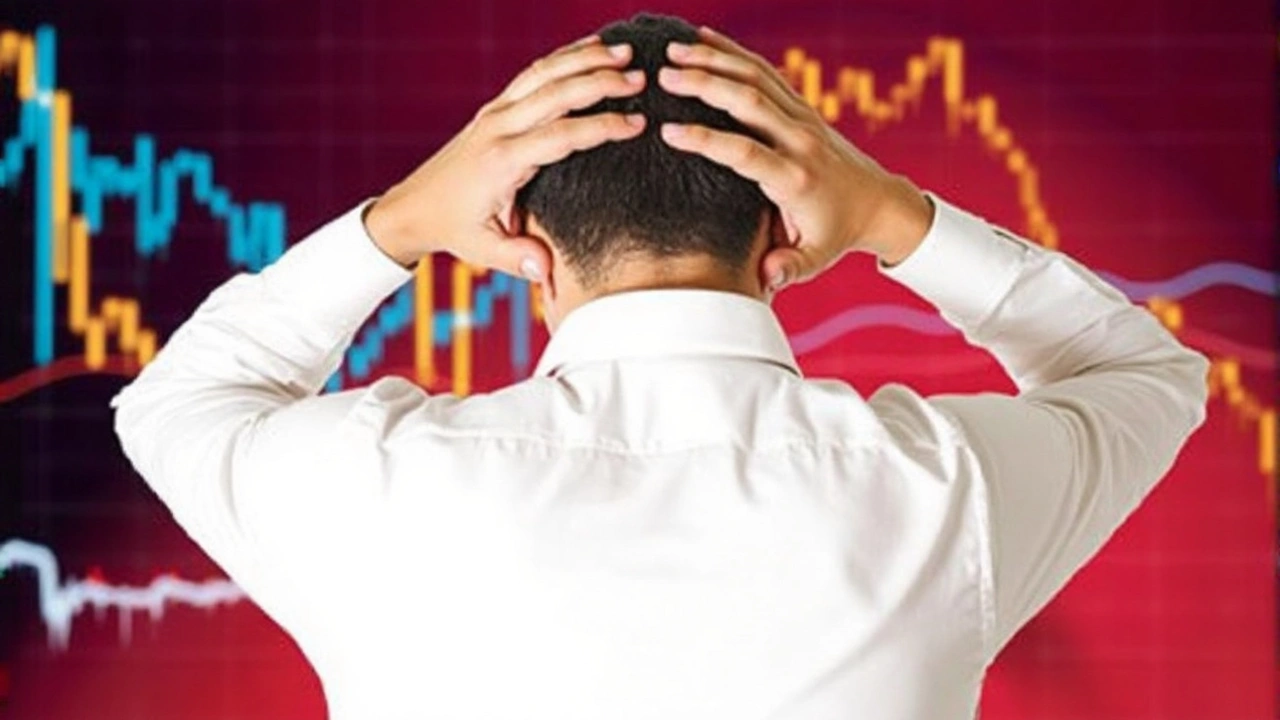 Sensex Falls Over 700 Points as Weak IT Earnings and Global Trade Fears Shake Indian Market